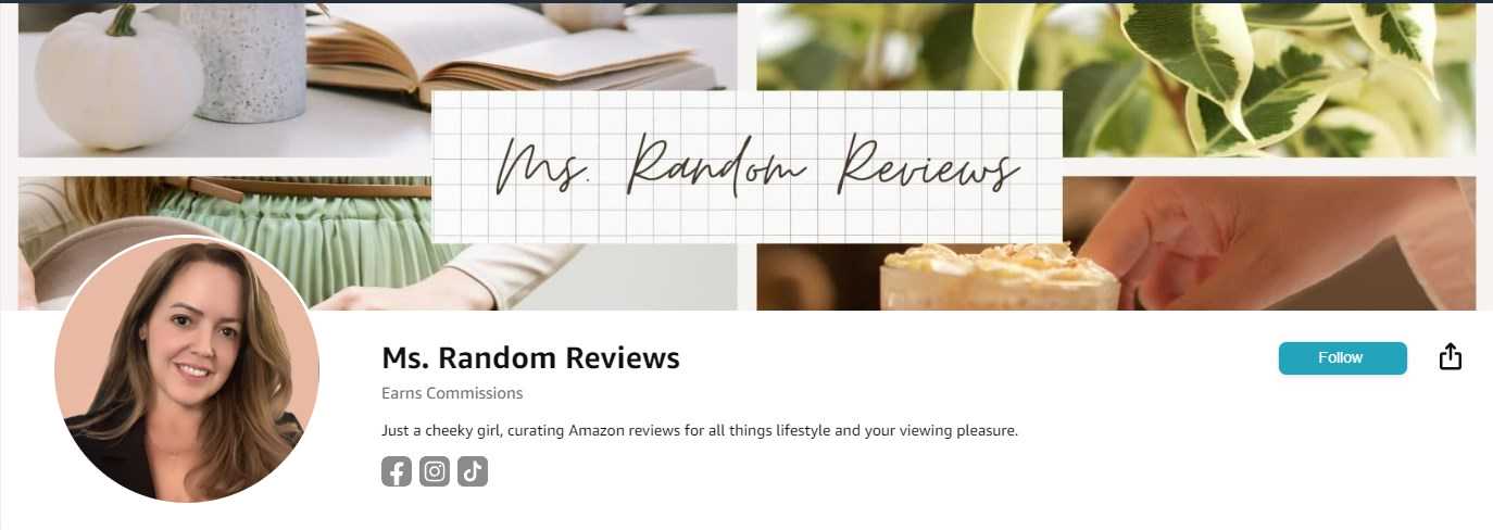 美国https://www.tiktok.com/@ms.randomreviews