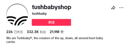 美国小店Tushbaby一周销售额突破100万美金, 成为母婴品牌领域断层Top1