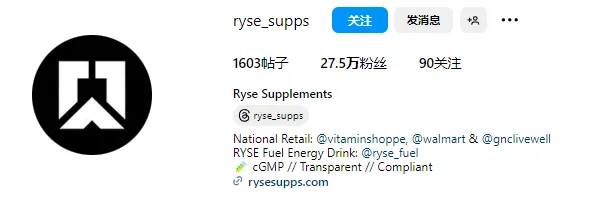 健康类品牌rysesupps位列TikTok Shop美国店榜首,周销售额破240万美金!