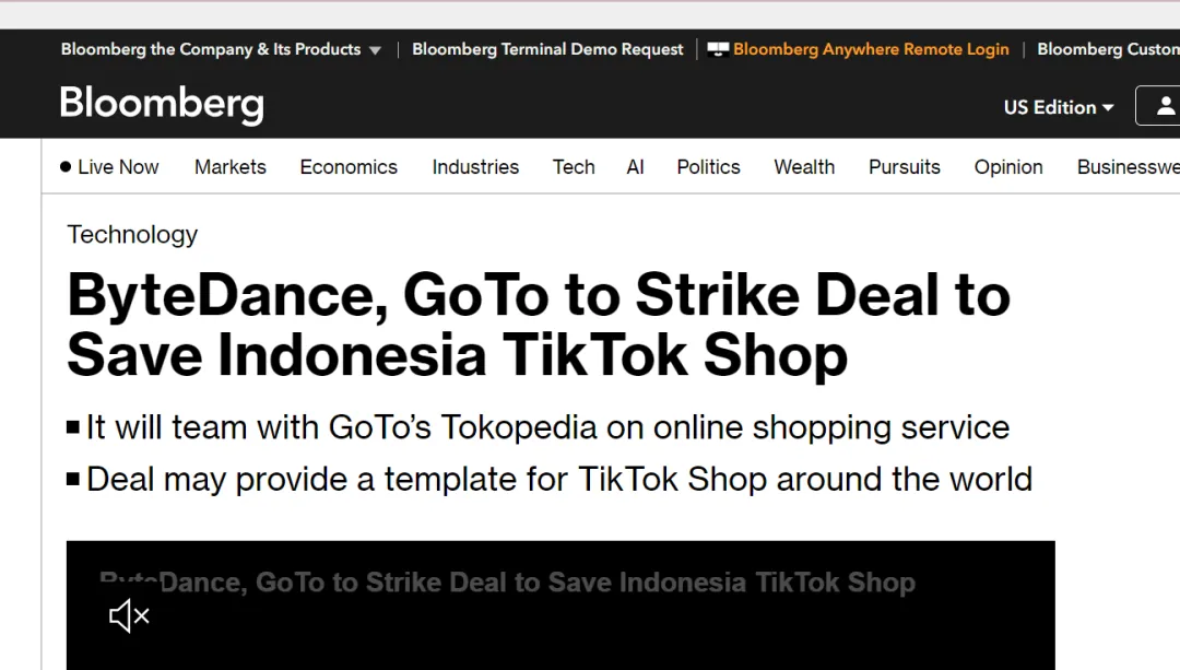 确认!TikTok印尼迎来新篇章,与GoTo集团达成合作