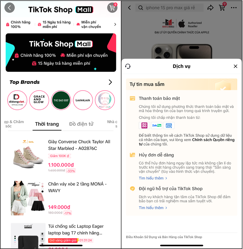 越南 TikTok Shop 商城上线首周，各品类商品销量迎来激增！