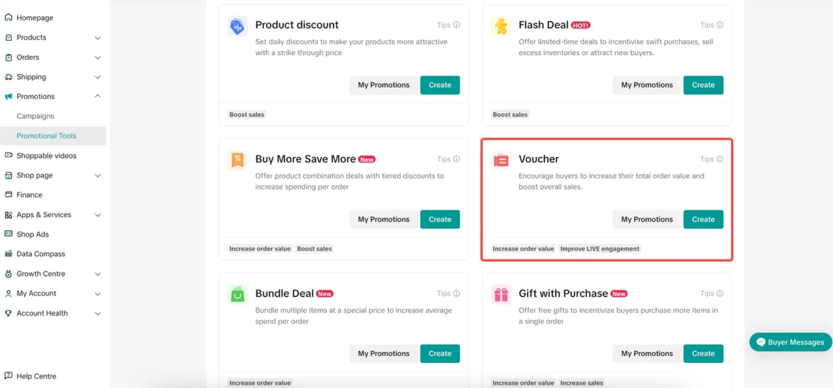 TikTok Shop卖家如何创建聊天优惠券?