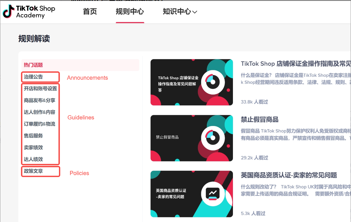 Tik Tok shop卖家违规处罚和申诉流程