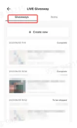 商家如何申请直播送好礼功能? ● 跨境UK商家:本功能在UK市场是白名单模式,请联系您的客户经理进行申请 ● 跨境MY/PH/VN商家:商家店铺的店铺体验分达标后(SES>=ATTENTION,查看SES分数),就可以使用该功能. 什么是直播送好礼功能? 在直播期间,商家可以使用许多的工具来与用户建立良好的互动关系及提升直播间的流量,从而助力订单转化率的提升。直播送好礼便是其中的一种,通过让用户参与到直播送好礼的活动中,提高直播间互动和观看次数,调动直播间氛围,提升留存,为商家带来GMV的增长。 商家如何创建和发布直播送好礼活动? Notes:直播送好礼工具仅支持商家绑定的官方达人账号,渠道达人账号暂不支持 TikTok APP 商家如何创建直播送好礼活动? 直播前 入口: TikTok Shop->直播送好礼 进入后,如果商家是多国运营,其中有国家直播送好礼功能暂时不可用,商家可以点击"view reasons"进行查看 第一步:选择TikTop Shop可售的全球商品为赠品 第二步:创建直播送好礼活动 创建操作步骤如下: 1.从已经添加的可用商品中选择一个作为送好礼的赠品 2.设置国家/地区 a.可用国家/地区商家可以根据自己的意愿选择直播送好礼活动发布的国家(即这些国家的消费者可以参与 播送好礼) b.赠品的可用数量是以商家选择的活动发布国家中最低的库存数为准(请看下面的举例说明) 3.设置中奖者人数:商家可以填入中奖者人数,其中每个中奖者只能获得一件商品(中奖者人数的上限为赠品的可用的数量) 4.设置参与送好礼活动的方式,可以选择鼓励用户评论,快速增加评论数量并提高评论参与度;也可以选择不评论 5.设置倒计时:商家可以在直播中放置倒计时器,显示中奖结果的宣布时间 6.创建完成后,商家可以对已创建的送好礼活动进行再次的编辑或者删除 直播中 入口 App:直播商店>>直播送好礼 创建操作步骤: 1.从已经添加的可用商品中选择一个作为送好礼的赠品 2.设置国家/地区 a.可用国家/地区商家可以根据自己的意愿选择直播送好礼活动发布的国家(即这些国家的消费者可以参与直播送好礼) b.赠品的可用数量是以商家选择的活动发布国家中最低的库存数为准(请看下面的举例说明) 3.设置中奖者人数:商家可以填入中奖者人数,其中每个中奖者只能获得一件赠品(中奖者人数的上限为赠品的可用的数量) 4.设置参与送好礼活动的方式,可以选择鼓励用户评论,快速增加评论数量并提高评论参与度;也可以选择不评论 5.设置倒计时:商家可以在直播中放置倒计时器,显示中奖结果的宣布时间 商家直播中如何发布直播送好礼活动? 长按需要发布的送好礼活动,点击发布 2. 进入到确认弹窗,查看赠品可发布的国家,数量,参与方式,倒计时等,确认信息准确无误后点击确认;如信息有误或者暂时不想发布送好礼活动,点击取消 PC端商家如何在直播前创建赠品? 直播前 入口: PC:TikTok Shop Streamer Desktop>直播间>直播送好礼 进入后,如果商家是多国运营,其中有国家直播送好礼功能暂时不可用,商家可以点击"查看原因"进行查看 第一步:选择TikTop Shop可售的全球商品为赠品 第二步:创建直播送好礼活动创建操作步骤如下: 1. 选择赠品 2. 设置国家/地区 a. 可用国家/地区商家可以根据自己的意愿选择直播送好礼活动发布的国家(即这些国家的消费者可以参与直播送好礼) b. 赠品的可用数量是以商家选择的活动发布国家中最低的库存数为准(请看下面的举例说明) 3.设置中奖者人数:商家可以填入中奖者人数,其中每个中奖者只能获得一件赠品(中奖者人数的上限为赠品的可用的数量) 4. 设置参与送好礼活动的方式,可以选择鼓励用户评论,快速增加评论数量并提高评论参与度;也可以选择不评论 5. 设置倒计时:商家可以在直播中放置倒计时器,显示中奖结果的宣布时间 6.创建完成后,商家可以对已创建的赠品进行再次的编辑或者删除 直播中 入口 PC:TikTok Shop Streamer Desktop>直播面板>直播送好礼 进入后,如果商家是多国运营,其中有国家直播送好礼功能暂时不可用,商家可以点击"查看原因"进行查看 创建操作步骤: 1. 从已经添加的可用商品中选择一个作为送好礼的赠品 2. 设置国家/地区 a. 可用国家/地区商家可以根据自己的意愿选择直播送好礼活动发布的国家(即这些国家的消费者可以参与直播送好礼) b. 赠品的可用数量是以商家选择的活动发布国家中最低的库存数为准(请看下面的举例说明) 3.设置中奖者人数:商家可以填入中奖者人数,其中每个中奖者只能获得一件赠品(中奖者人数的上限为赠品的可用的数量) 4. 设置参与送好礼活动的方式,可以选择鼓励用户评论,快速增加评论数量并提高评论参与度;也可以选择不评论 5. 设置倒计时:商家可以在直播中放置倒计时器,显示中奖结果的宣布时间 商家直播中如何发布直播送好礼活动? 1.进入到发布直播送好礼页面,选择需要发布的送好礼活动,点击发布 2.进入到确认弹窗,查看赠品可发布的国家,数量,参与方式,倒计时等,确认信息准确无误后点击确认;如信息有误或者暂时不想发布赠品,点击取消 观众端如何参与直播送好礼活动? 第一步:查看直播顶部的直播送好礼活动的图标 第二步:参与直播送好礼活动 第三步:检查结果 参与后,用户将需要观看直播,直到倒计时结束。弹窗公布直播送好礼中奖结果(仅中奖者展示) 中奖者如何获得他们的赠品? 第一步:中奖者会收到中奖的通知 第二步:提交物流信息 第三步:商家发货后,中奖者可以在我的订单中跟踪物流信息状态 FAQ 1. 英国入仓的跨境商家可以使用直播送好礼活动吗? • 暂时不支持使用直播送好礼功能 2. 英国跨境商家可以使用价格大于134.5GBP的商品作为赠品吗? • 不可以,目前仅支持134.5GBP以下的商品作为赠品 3. 预售的全球商品可以作为赠品吗? • 不支持预售商品成为赠品 4. 直播送好礼的订单可以不发货吗? • 商家必须发货所有直播送好礼的订单!一旦有一个订单没有发货,商家的直播送好礼的功能将无法使用5. 直播送好礼的赠品数量有没有限制? • 有的,每个直播送好礼活动的数量限制为100个SKU,以防止卖家因输入错误的设置而遭受严重损失。商家需要确定他们有多少库存可用于直播送好礼活动 6. 如果商家店铺的注册国家和发起直播送好礼的TikTok账号的实际地址不一致,能发布直播送好礼的活动吗? • 不可以,店铺的注册国家需要和发起直播送好礼的TikTok账号的实际地址需要保持一致,才可以发布直播送好礼活动 7. 如果使用的是马来西亚的TikTok账号进行直播,英国用户可以参与直播送好礼的活动吗? • 英国的用户无法看到且不能参与直播送好礼活动 8. 如果使用的是英国的TikTok账号进行直播,东南亚(马来西亚/菲律宾/越南)用户可以参与直播送好礼的活动吗? • 东南亚(仅指马来西亚/菲律宾/越南三个国家)无法看到且不能参与英国主播发起的直播送好礼活动,东南亚(仅指马来西亚/菲律宾/越南三个国家)国家之间只要主播在这几个国家可以发布直播送好礼活动,当地国家的用户就可以看到且参与对应国家的直播送好礼活动 9. 为什么中奖者不能填写赠品收货地址? • 这可能是因为用户尚未将他们的应用程序升级到版本28.9(android)或更高版本 10. 用户可以使用表情符号作为评论吗? • 暂时不支持 11. TikTop Shop没有售卖的商品可以成为直播送好礼的赠品吗? • 不可以,只支持TikTop Shop内状态正常且可售的商品成为直播送好礼活动的赠品 12. 主播可以发起多少次直播送好礼活动? • 主播可以在直播期间发起多个,但必须等待上一个直播送好礼活动倒计时结束后才能发起第二个。 13. 商家如何给中奖用户进行发货? • 商家登录商家后台>订单>订单管理页面,直播送好礼的订单会打上"Live Giveaway"的标,商家按照正常的发货流程发货即可 • 如出现无法发货(如物流服务不可达),请商家和中奖用户沟通修改地址,以确保奖品正常的履约