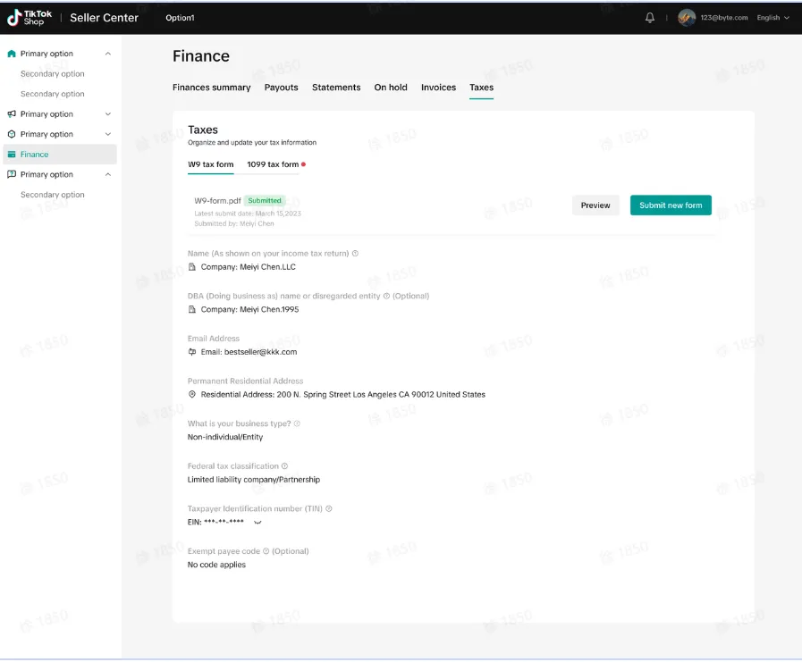 TikTok shop税务问题解答