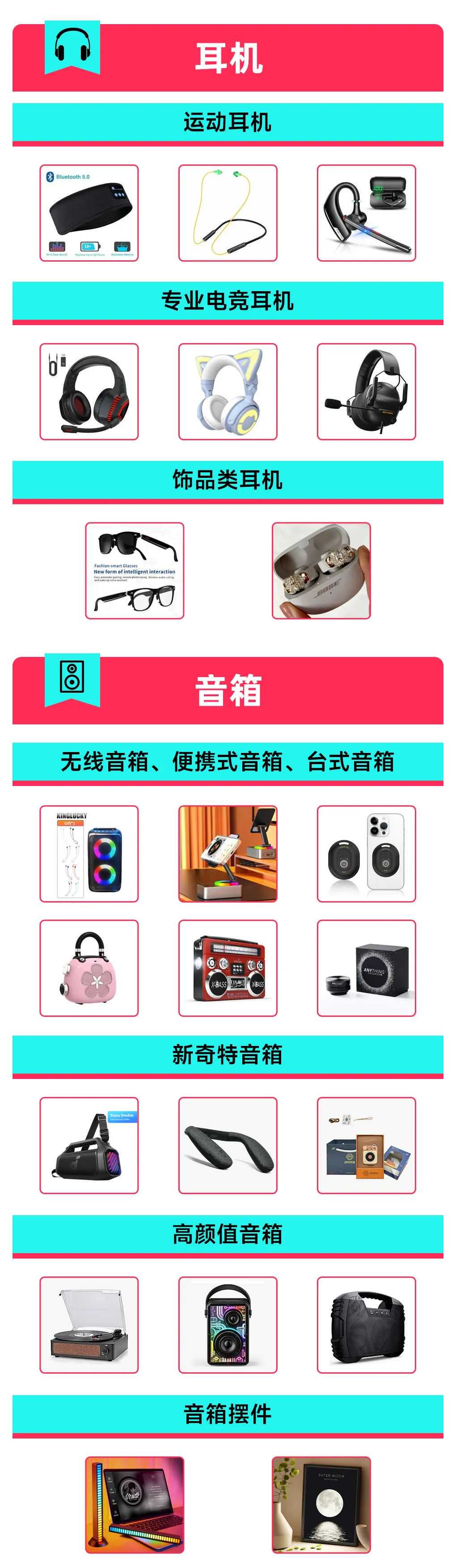 耳机音响都急需！TikTok Shop全托管3C影音潜力爆款清单