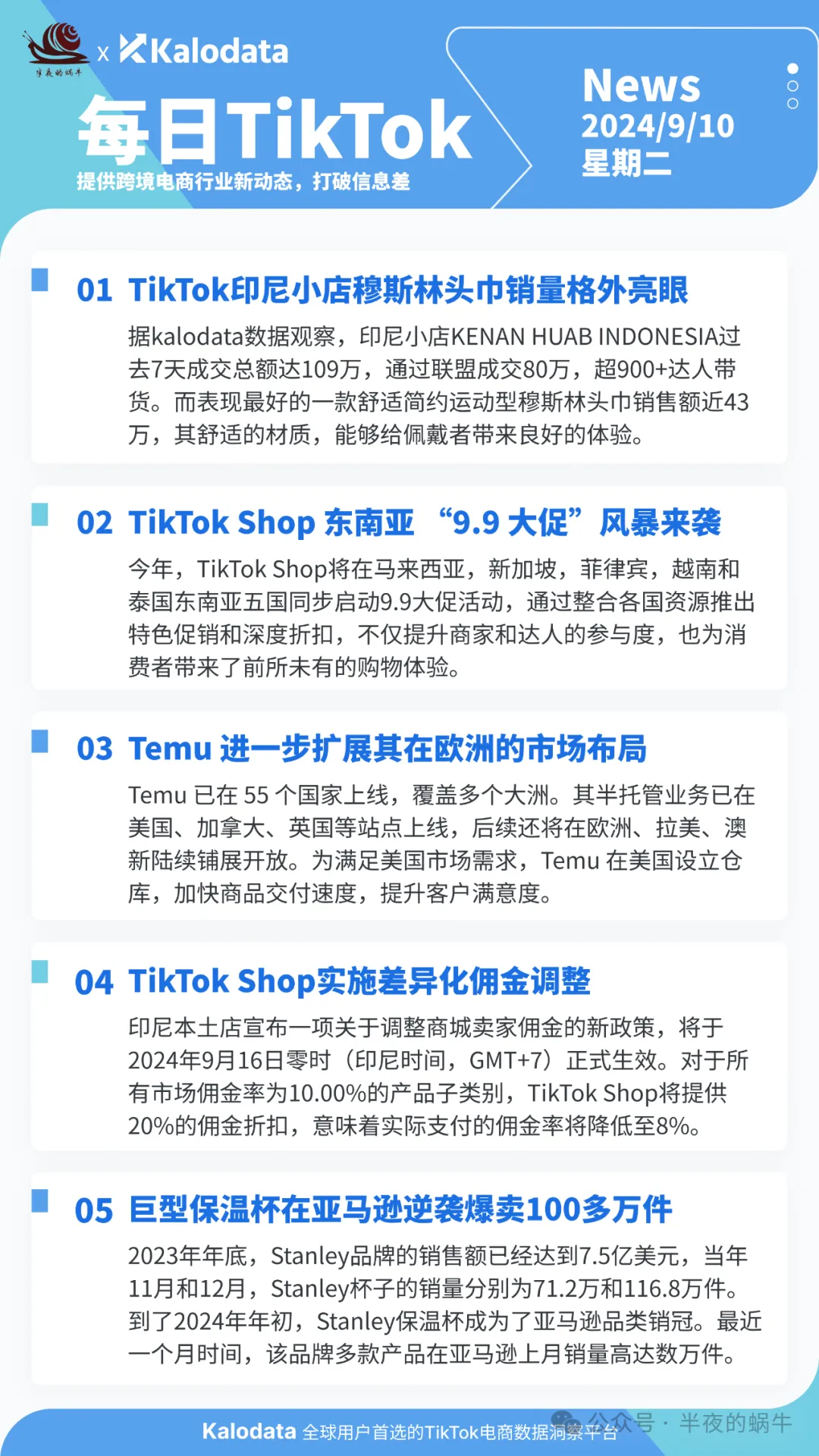【TikTok日报24/09/10】穆斯林头巾印尼热销!9.9大促风暴!Temu欧洲扩张!佣金差异化调整📢🚀🔥🌿