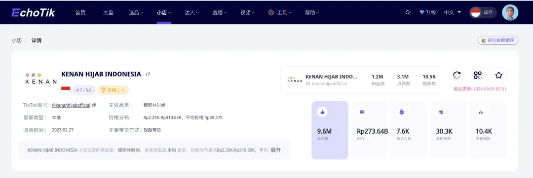 30天爆卖33万件!印尼小众黑马单品,成TikTok直播销量王!