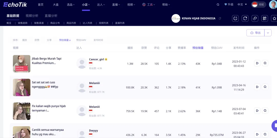 30天爆卖33万件!印尼小众黑马单品,成TikTok直播销量王!