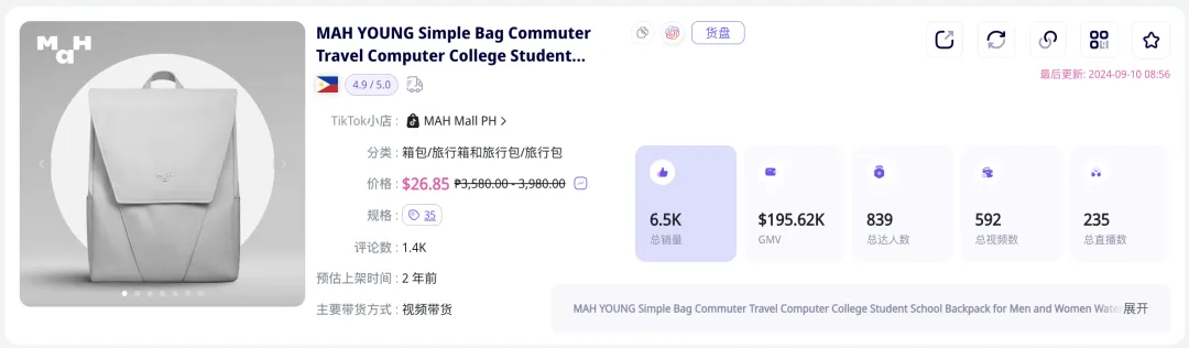 GMV猛增20倍,碾压欧美品牌!国潮包包借TikTok火遍东南亚!