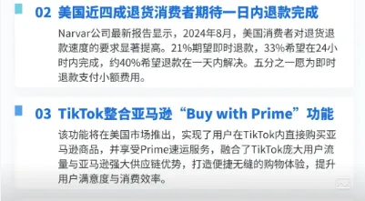 【TikTok日报24/09/27】TikTok整合亚马逊新功能!假日销售额预测!📢🚀🔥🌿