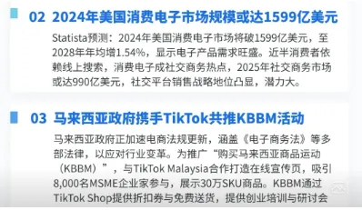 【TikTok日报24/09/29】美消费电子市场巨大!马来西亚推广KBBM!TikTok&WHO合作!人民币汇率新高!📢🚀🔥🌿