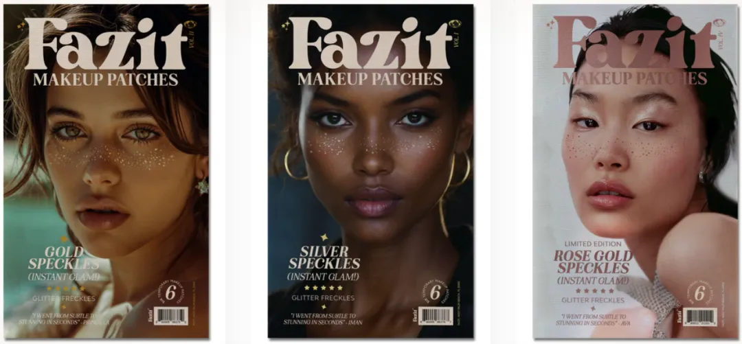 “霉霉”带火Fazit Beauty:闪光雀斑贴片成为美国年轻人潮流新宠