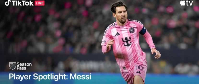 眼红“苏超”？梅西要在TikTok直播踢球！