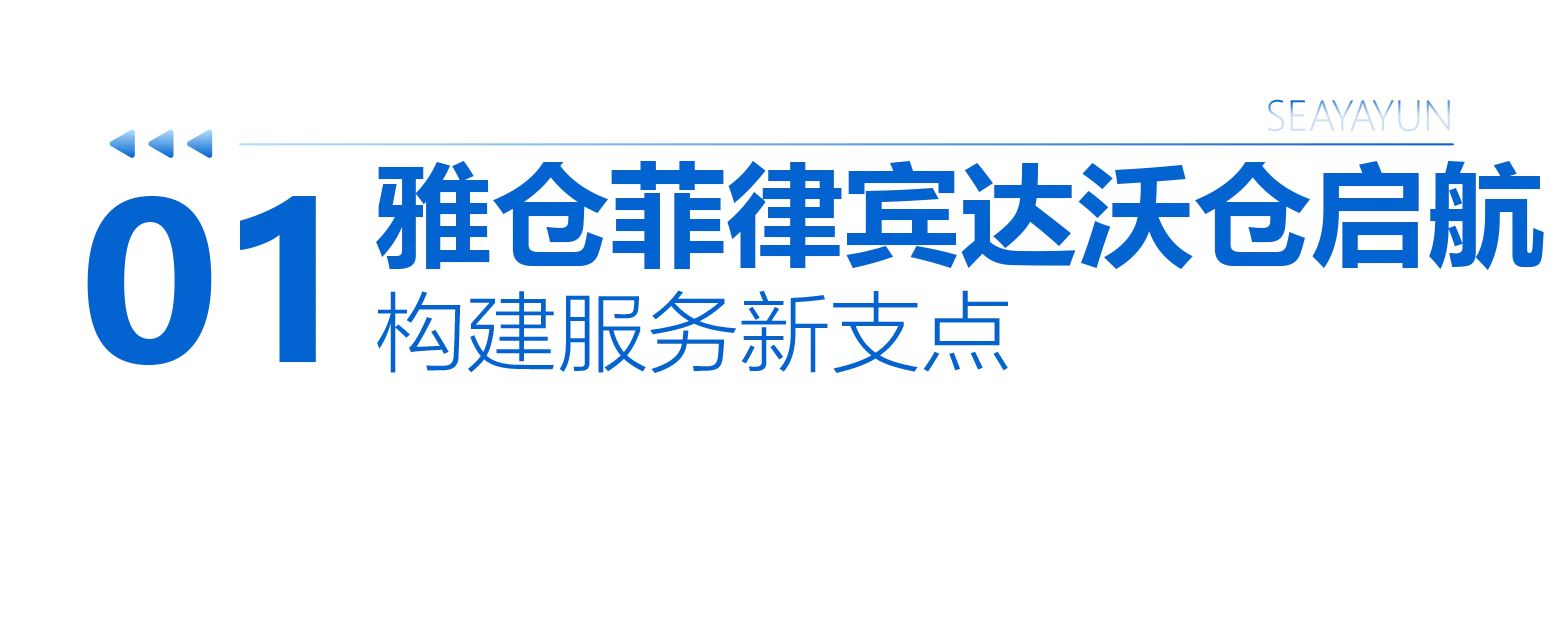 重磅启航!雅仓菲律宾达沃仓正式开仓!