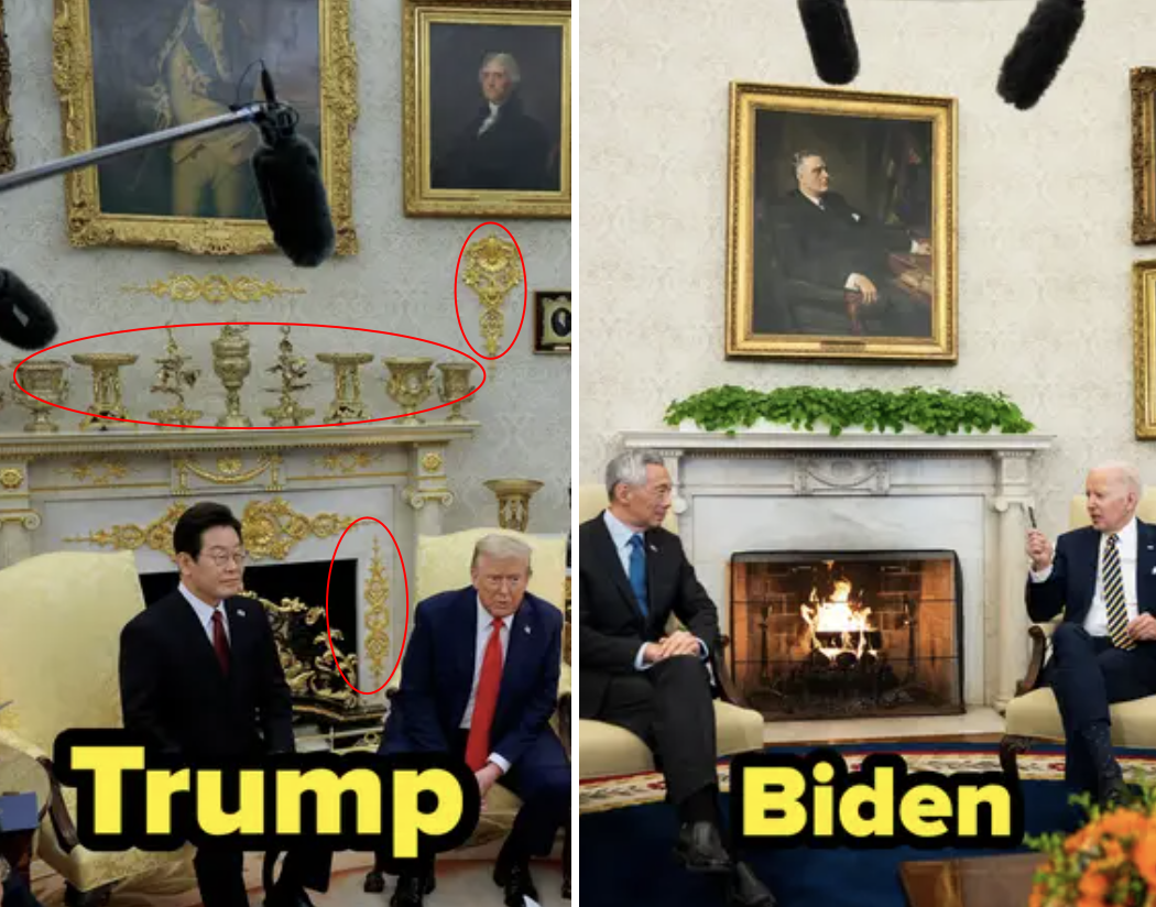 特朗普为中国工厂带货？！镀金装饰接住泼天流量