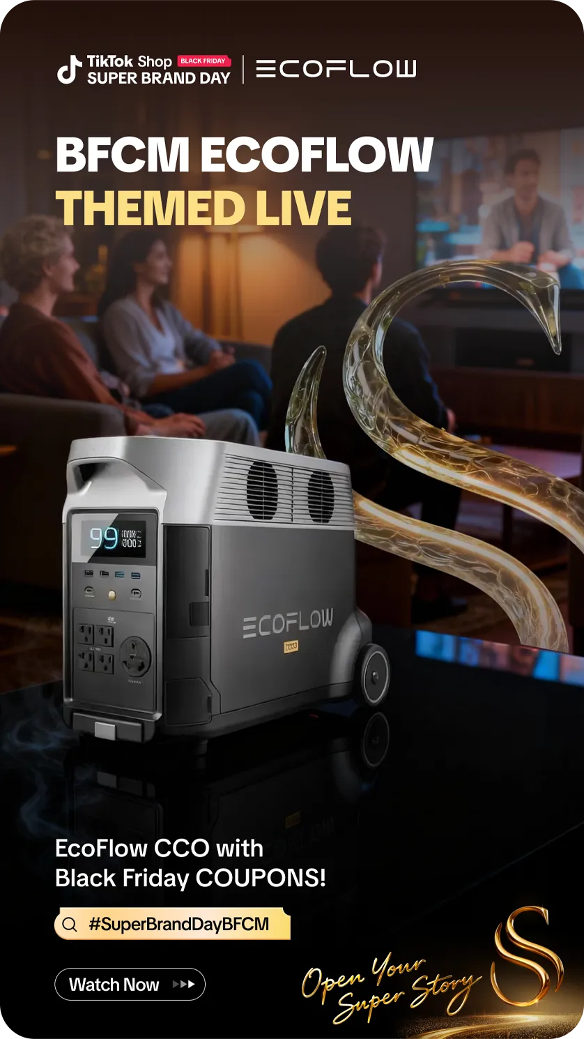 25个顶级品牌，68款超级新品！TikTok Shop超级品牌日引爆黑五购物狂欢！