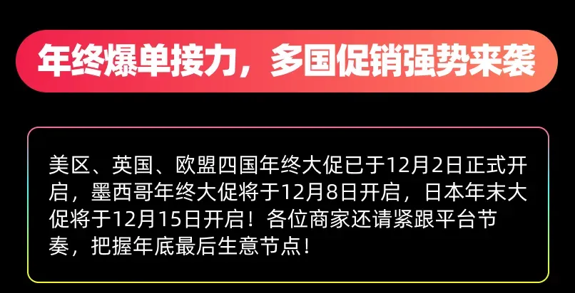 美区黑五网一爆发期破5亿,多国破纪录!TikTok Shop全球黑五收官大捷!