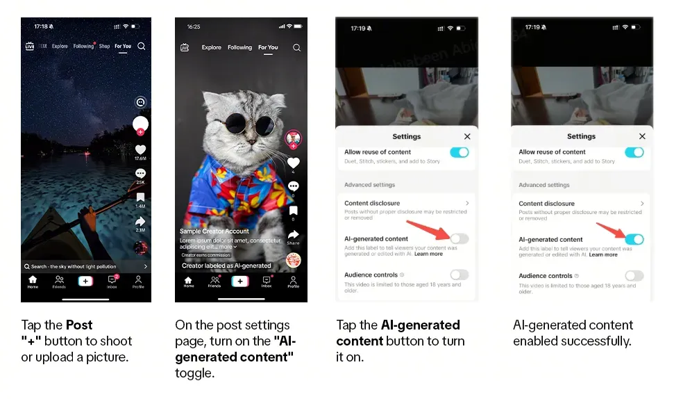 TikTok Shop AI生成内容规则（美国）