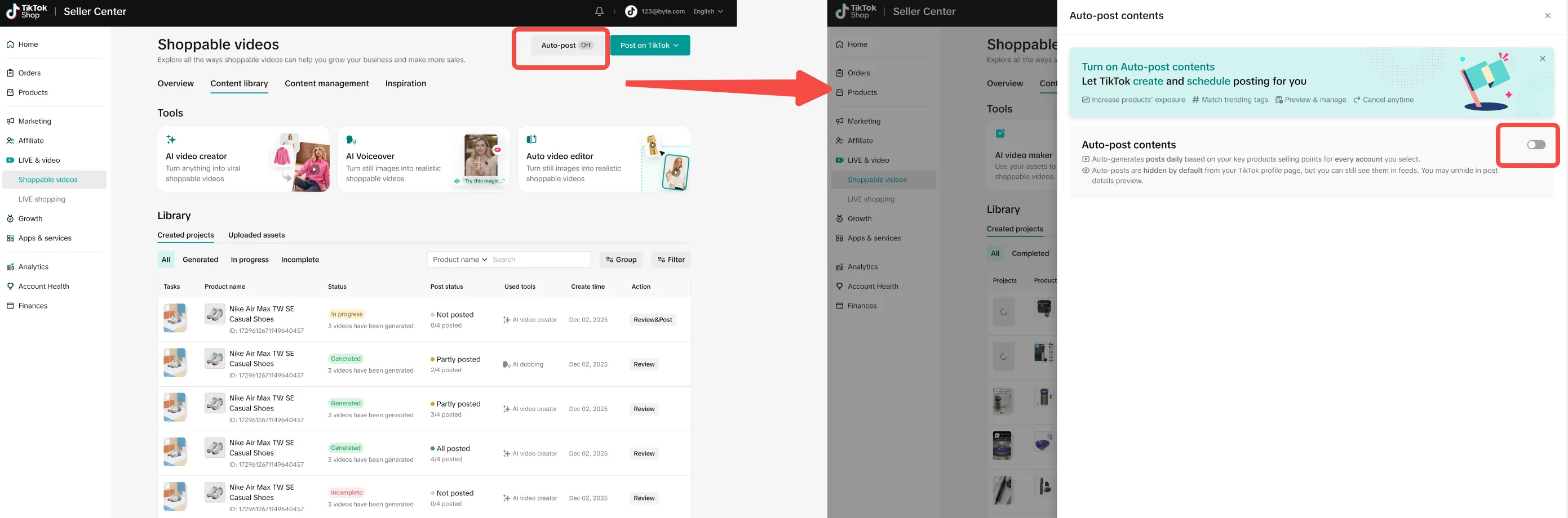 TikTok Shop短视频&图文 AIGC 自动发布功能介绍