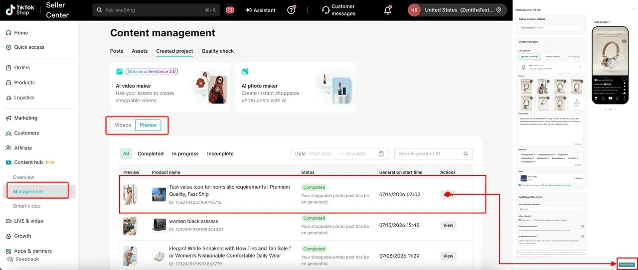 TikTok Shop 如何用AIGC工具生成图文挂车内容