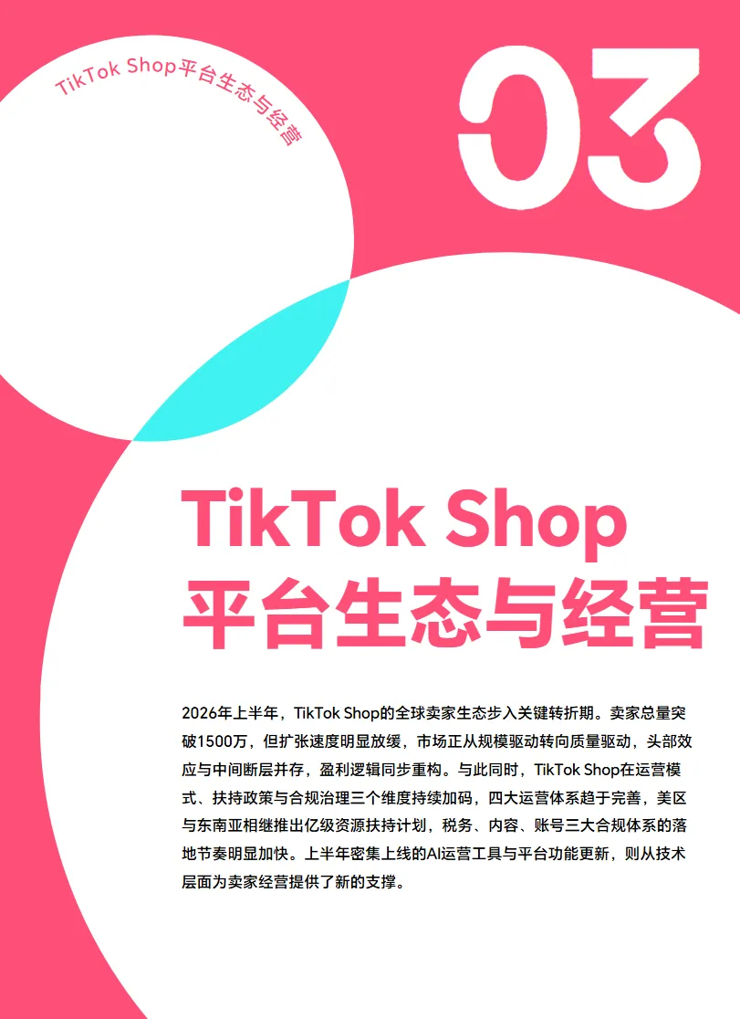 《2026年上半年度TikTok Shop调研报告》重磅发布！