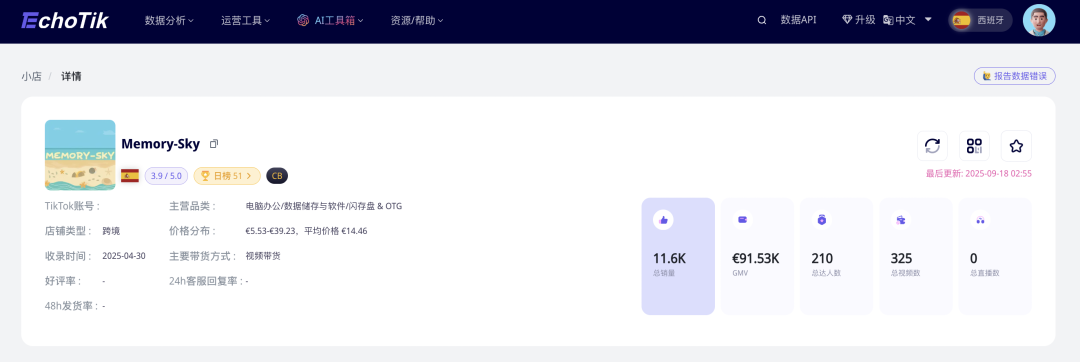 一个月爆卖11600件！西班牙TikTok上一款手机USB闪存盘卖疯了