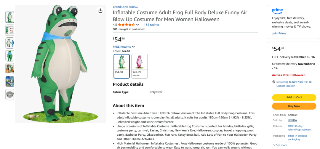 义乌又出爆品！“卖崽青蛙服”在美国卖断货