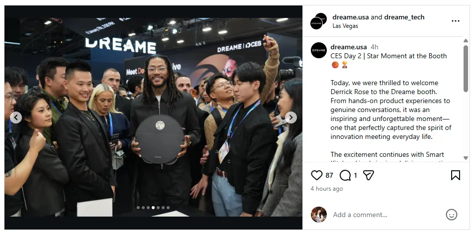 CES2026黑马诞生！追觅请NBA巨星站台，狂揽全球目光...