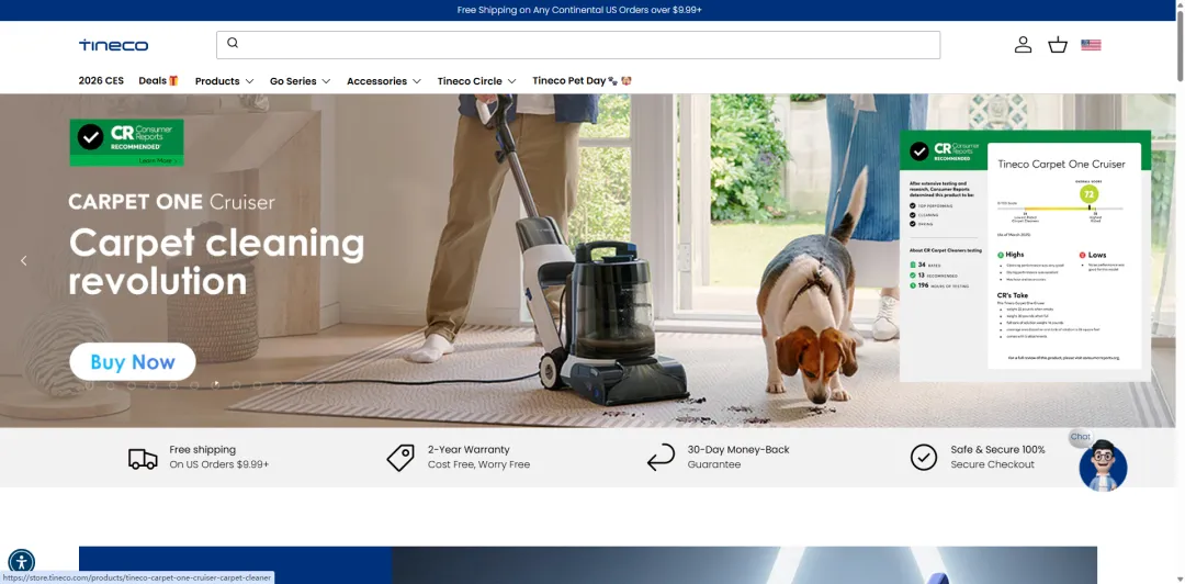 海外营收占比46%，连续3年全球销冠！如何让老外为400美元洗地机买单？