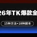 2026年TikTok爆款全指南：15种可视化方法+18种脚本模板+10类视频类型。