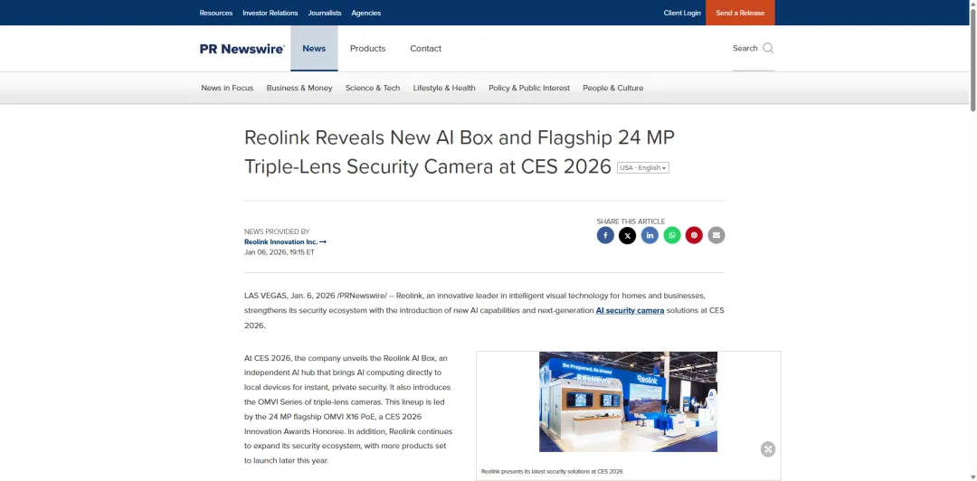 覆盖全球200万家庭！Reolink用100万众筹+海外营销撑起 1.17 亿营收...