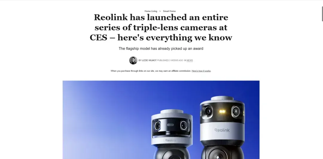 覆盖全球200万家庭!Reolink用100万众筹+海外营销撑起 1.17 亿营收...