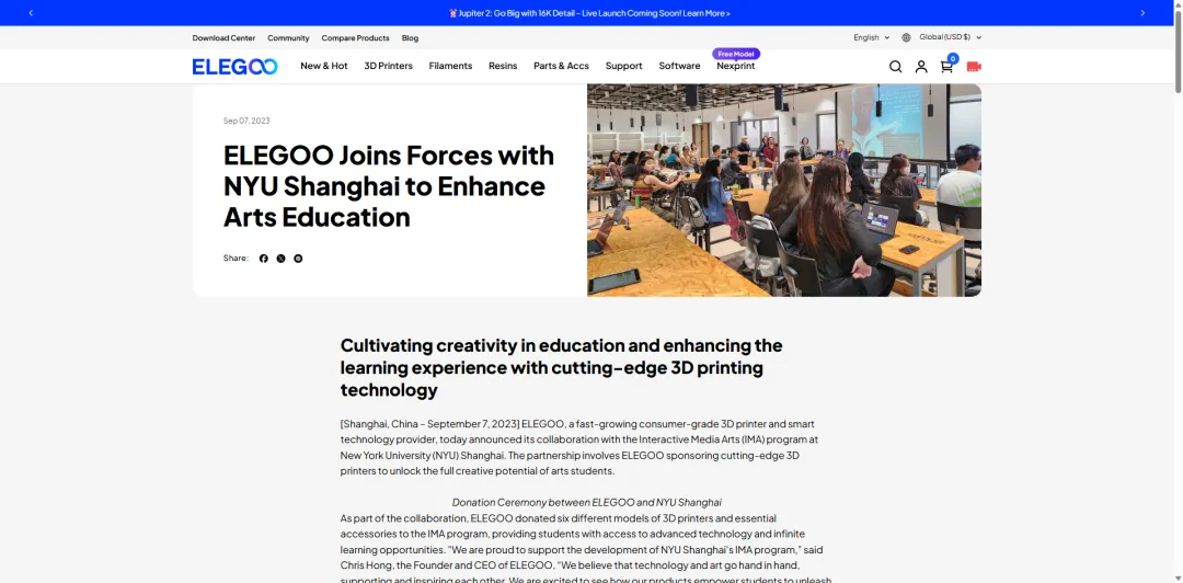 年销售额超2.2亿美元、远销150多个国家，ELEGOO厉害的不只是会卖货