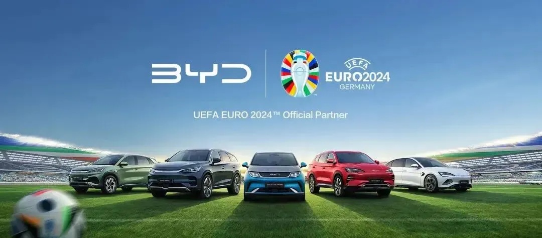 ครั้งแรกในประวัติศาสตร์! BYD จับมือ UEFA EURO 2024 เป็นสปอนเซอร์หลักอย่างเป็นทางการ — BYD ชลบุรี ออโตโมทีฟ