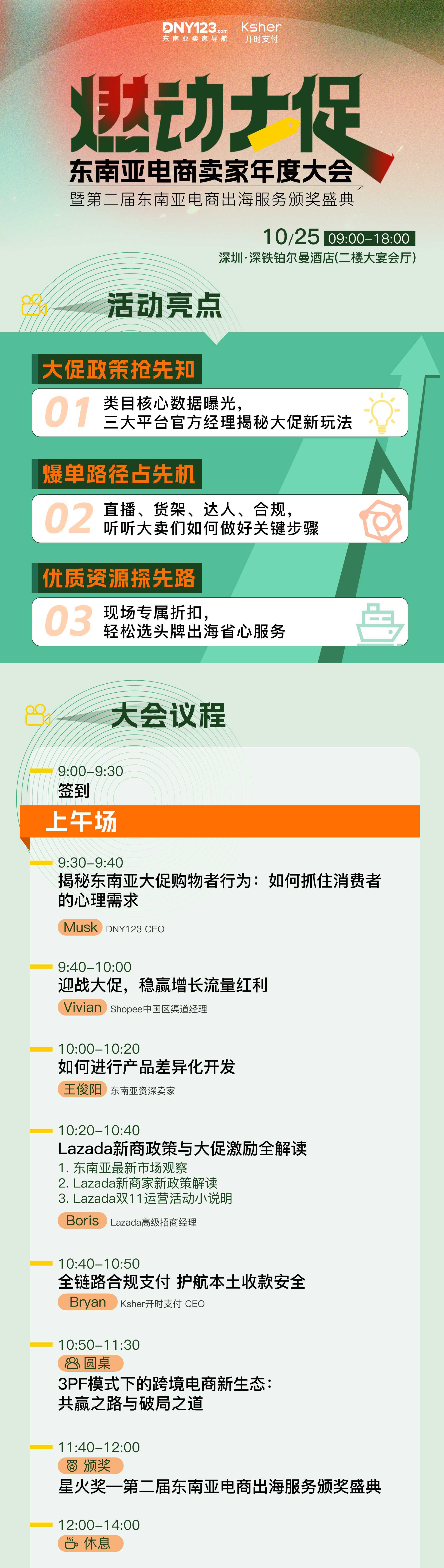 燃动大促——东南亚电商卖家年度大会暨第二届东南亚电商出海服务颁奖盛典 