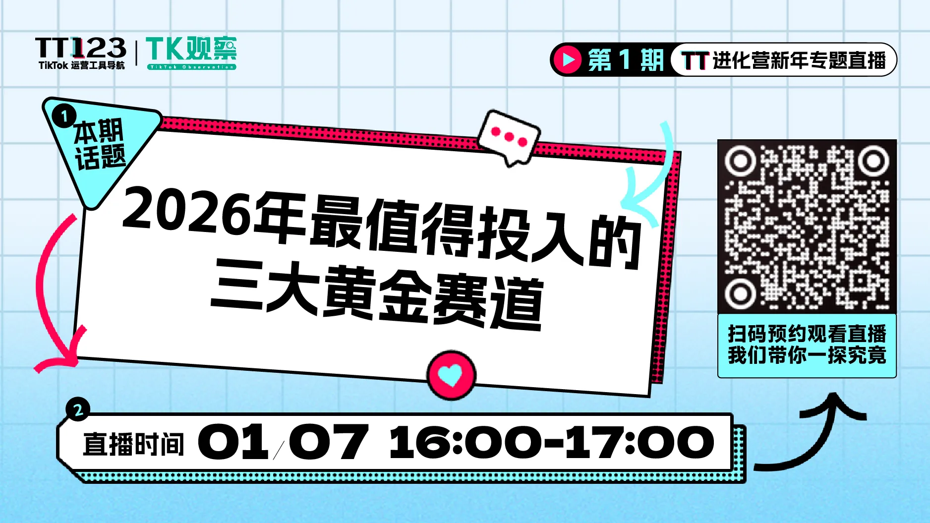 2026年最值得投入的三大黄金赛道直播