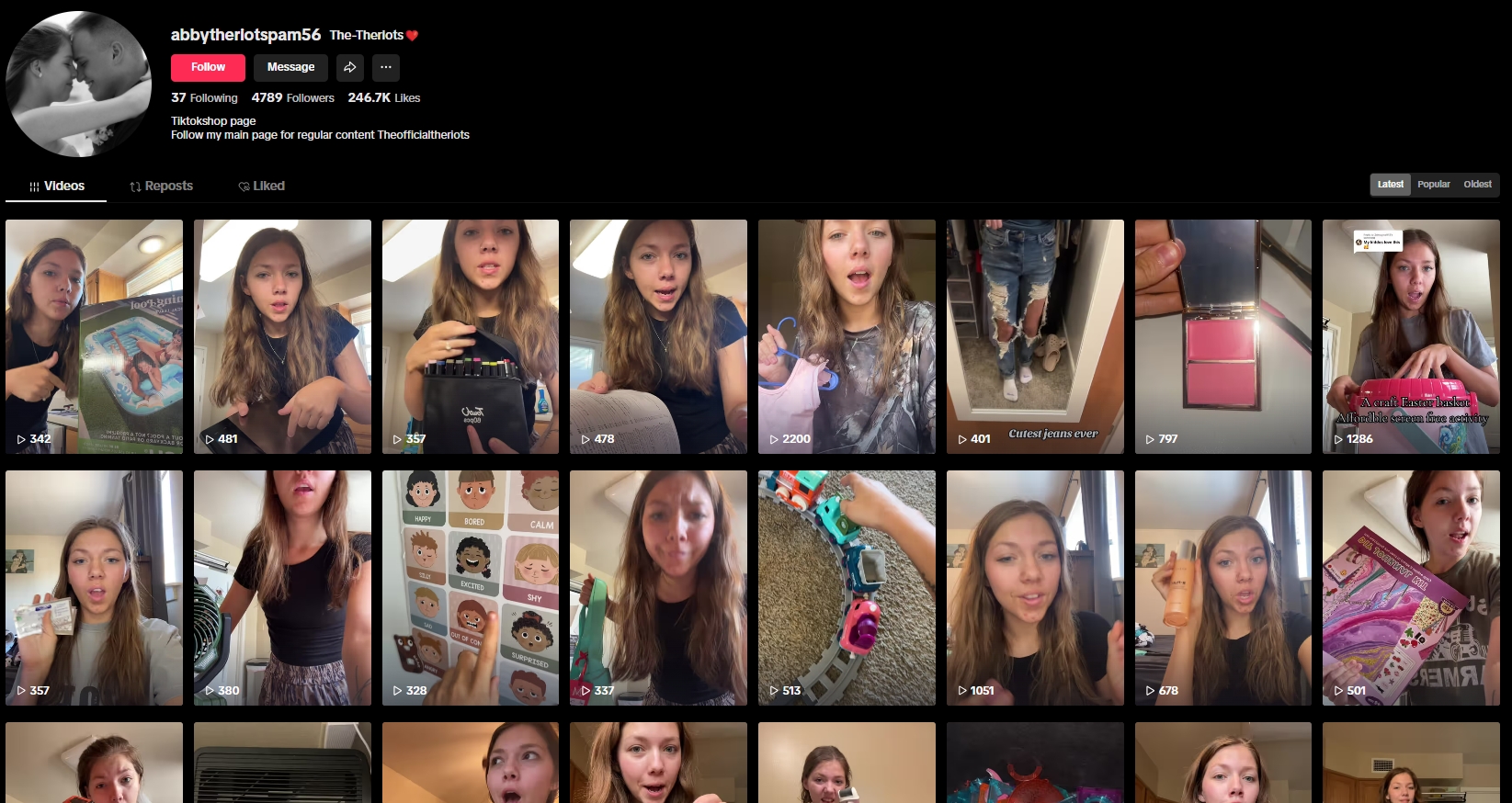 美国abbytheriotspam56https://www.tiktok.com/@abbytheriotspam56?shop_region=US无无无