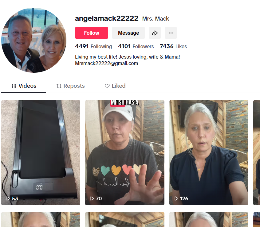 美国angelamack22222https://www.tiktok.com/@angelamack22222Mrsmack22222@gmail.com