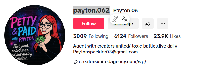 美国 payton.062https://www.tiktok.com/@payton.062Paytonspeckter03@gmail.com Speckter.payton@gmail.comSpeckter.payton@gmail.com