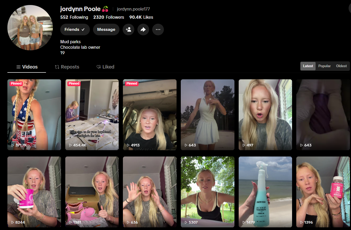 美国jordynn.poole177https://www.tiktok.com/@jordynn.poole177?lang=en/