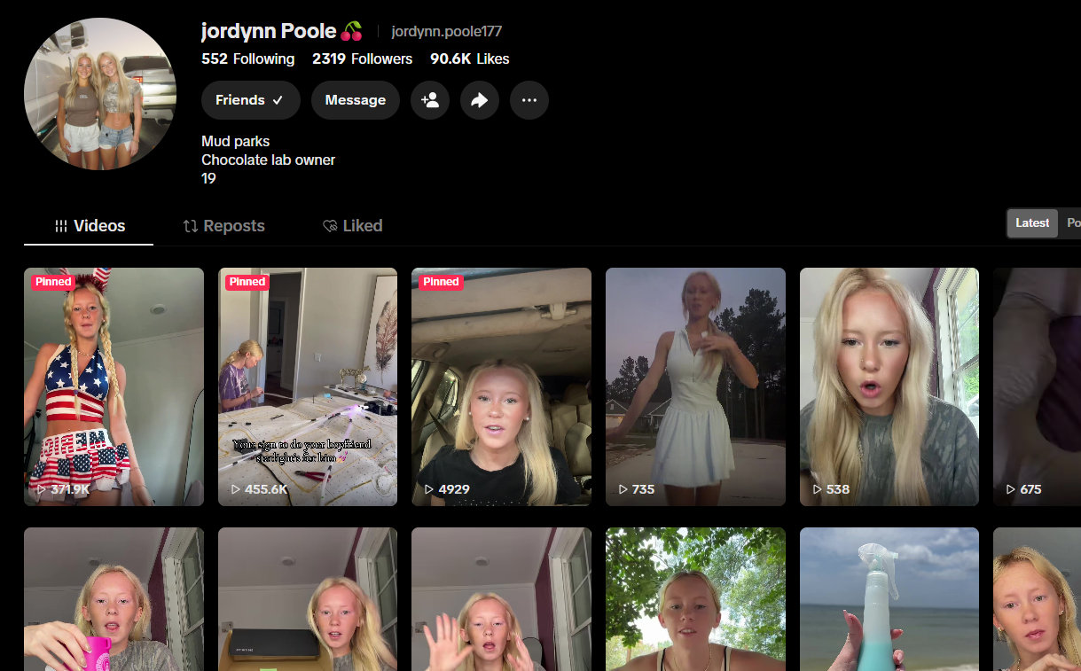 美国jordynn Poolehttps://www.tiktok.com/@jordynn.poole177?lang=en/