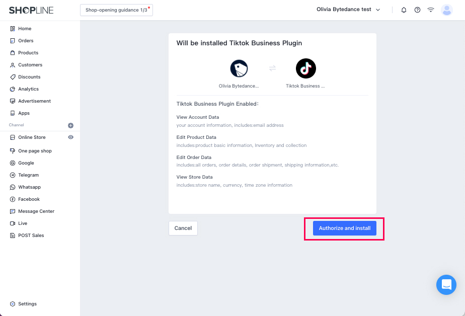 SHOPLINE上的TikTok设置指南-第6张图片